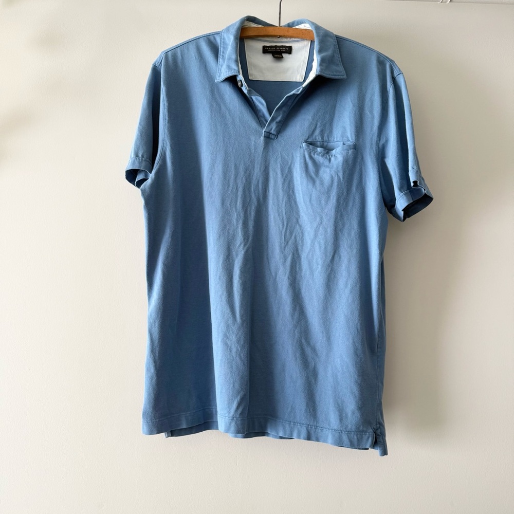 Banana Republic Blue‎ Polo Shirt M